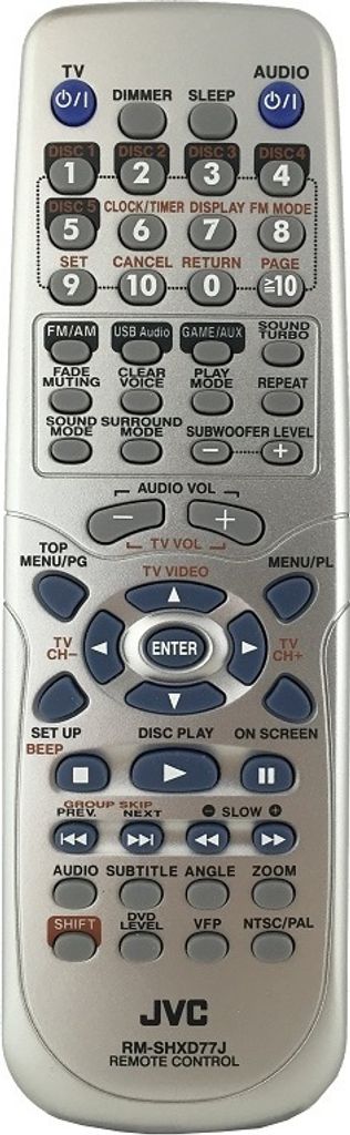 Originale JVC Fernbedienung CAHXD77 | HXD77 | HXD77J | HXD77U