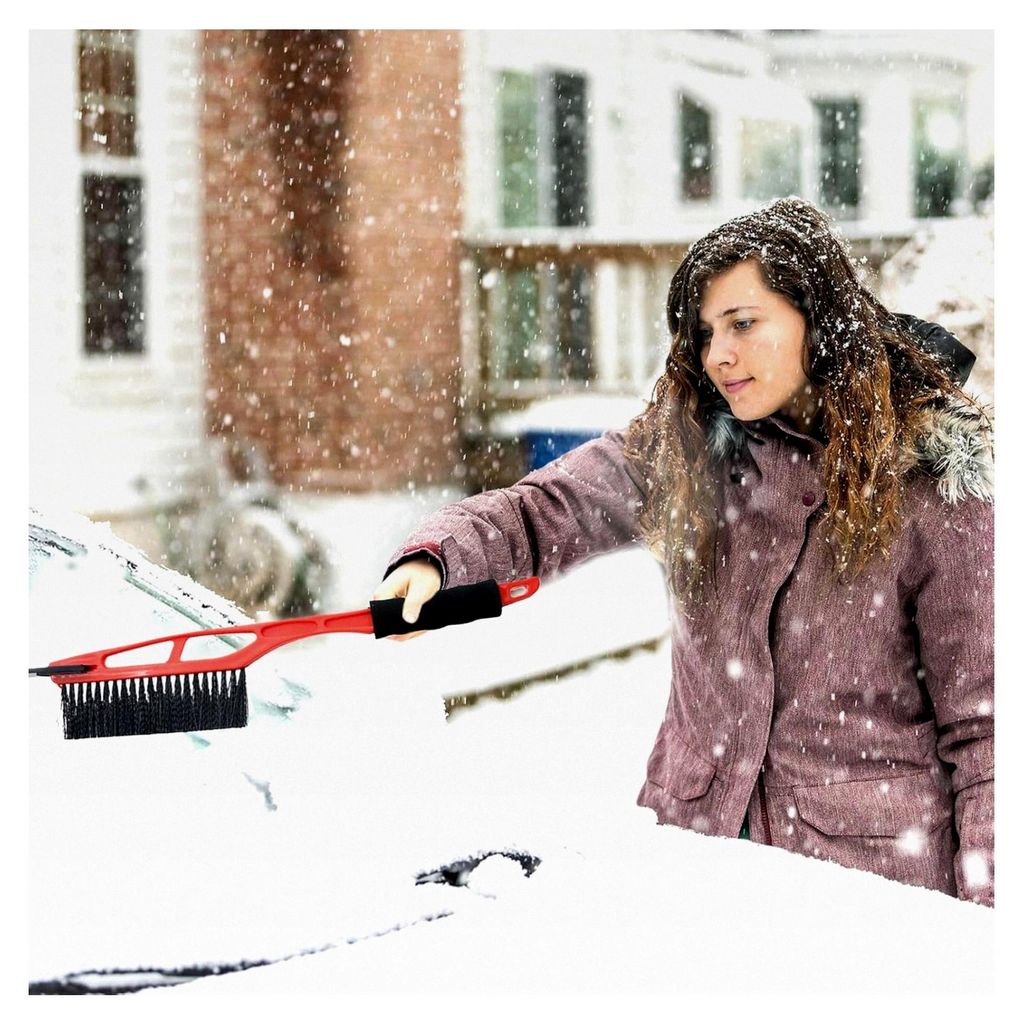 Eiskratzer für die Windschutzscheibe | Schneeschieber für Autofenster, multifunktional für Fenster, Boden, Balkon, Terrasse, Auffahrt, Küche, C...