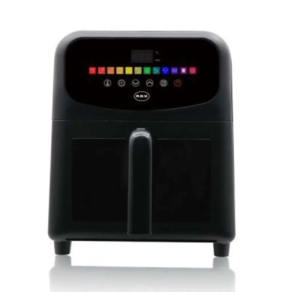 Friteuse sans huile 6L RGV 1700W Noir Idéale pour une Cuisine Saine