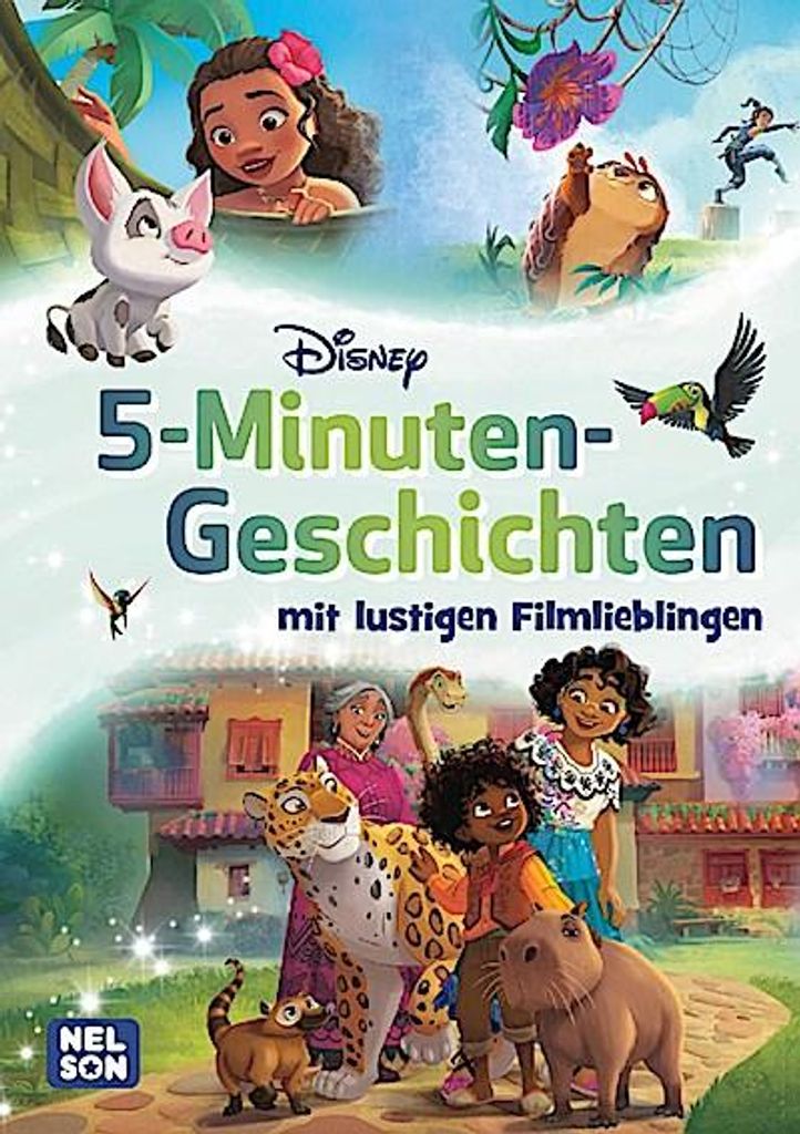 Disney Vorlesebuch: 5-Minuten-Geschichten mit lustigen Immagine del prodotto 