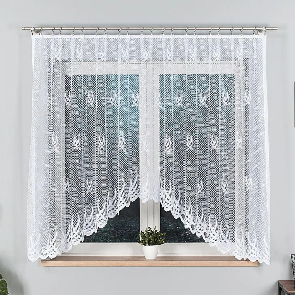 Rideau blanc GOSIA 300x160 cm pour cacher le vis-à-vis avec style