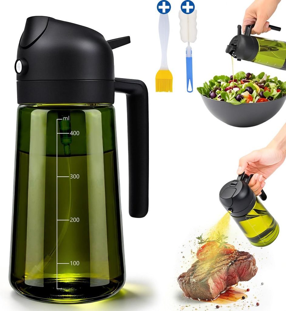 Ölspender, Ölsprüher 2-in-1 Ölsprühflasche Ölflasche Produktbild 