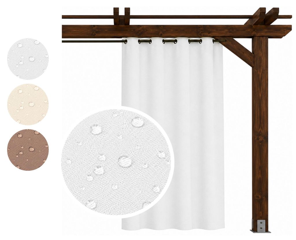 MEBLEODNOWA Outdoor-Vorhang, Ösenvorhang, wasserdicht, Produktbild 