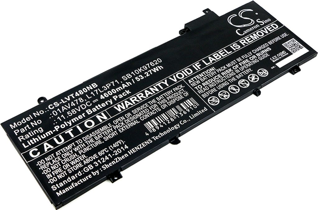TECHTEK Laptop Akkus Kompatibel mit [Lenovo] ThinkPad T480s, THINKPAD T480S 20L70001ED, THINKPAD T480S 20L70002, THINKPAD T480S 20L70002ED, THINKPAD