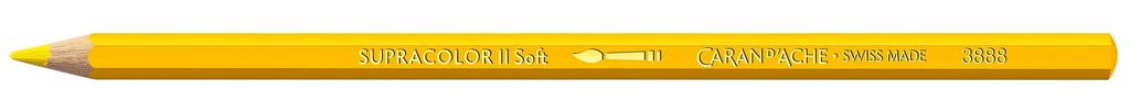 Aquarellkreide "Supracolor", gelb, sechseckig, CARAN D'ACHE 3888.010