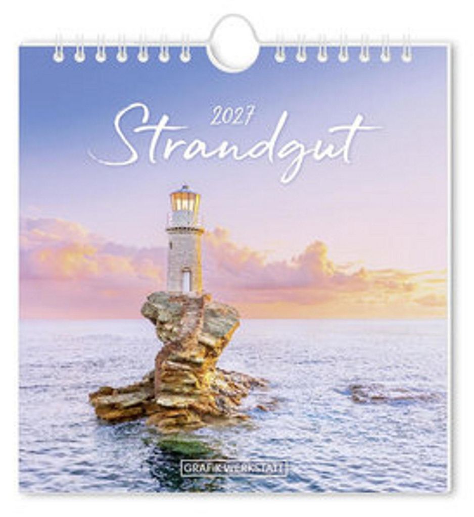 Calendario a cartoline 2027 "Rifiuti da spiaggia" Immagine del prodotto 