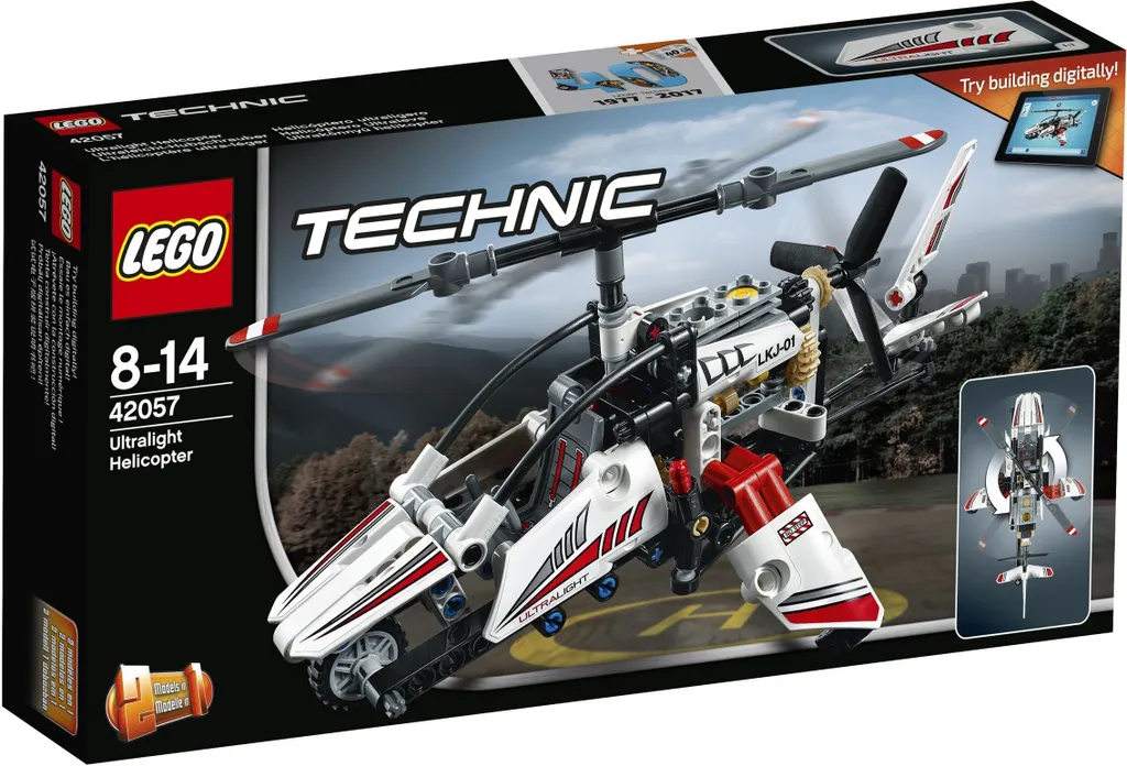 Hélicoptère Ultra-Léger LEGO Technic 42057 pour Apprendre la Mécanique