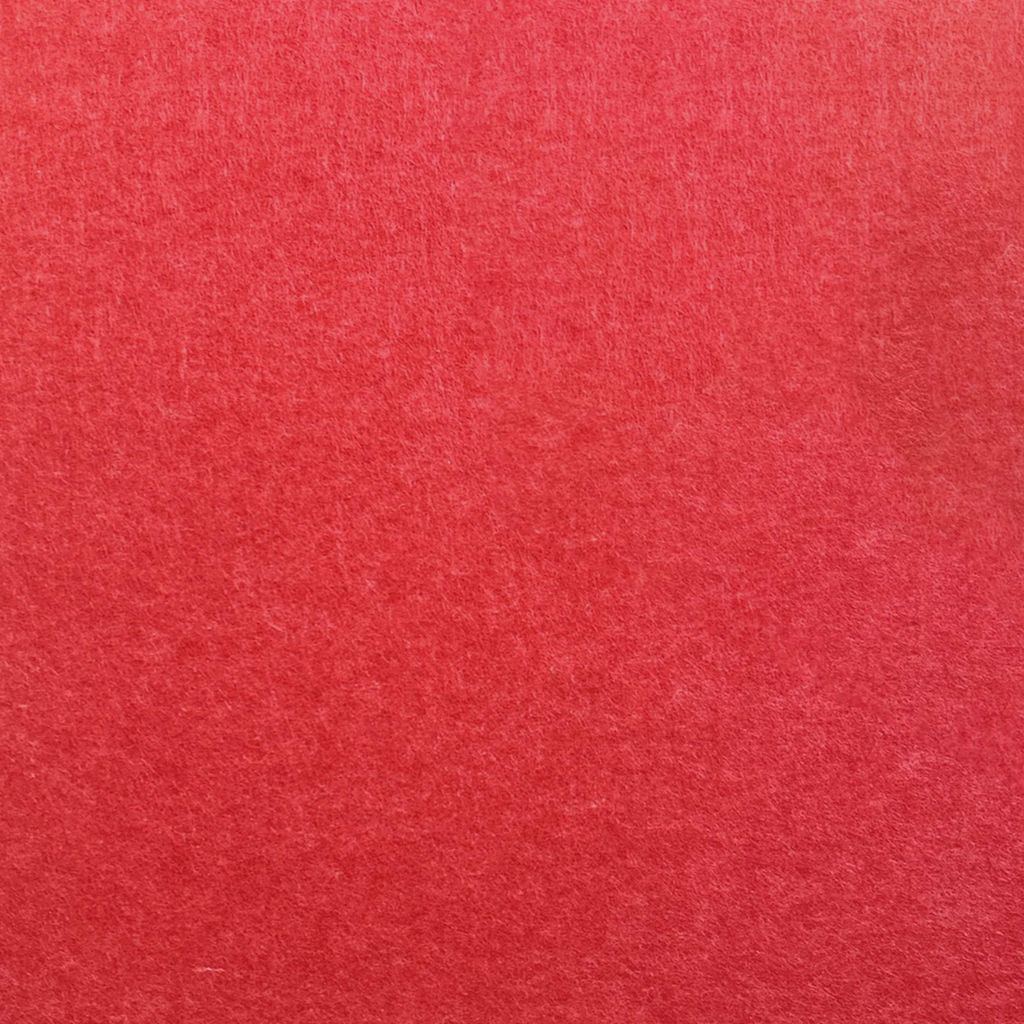 PROVISTON Akustik Wandpaneele 520 x 520 x 6 mm Natur Filz Modular Paneele Red Uni Rot Nachhaltig auf Filz aus recyceltem PET Einfarbig