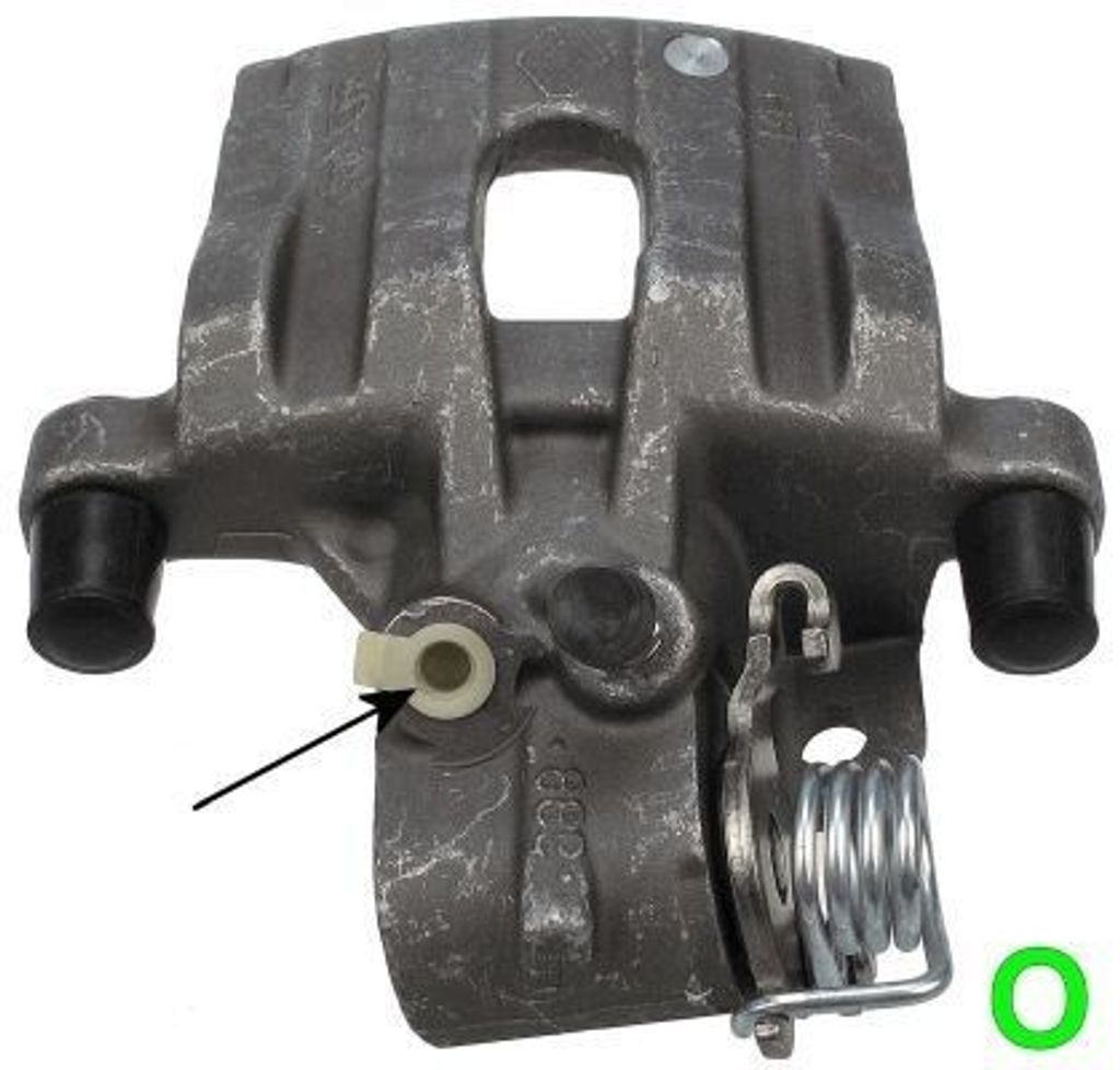 TEXTAR Bremssattel Hinten Links für RENAULT ESPACE IV (JK0/1) Ø38mm Grau 38041000