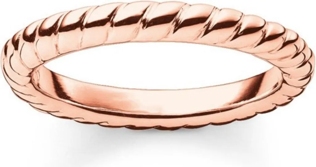 Thomas Sabo TR1978-415-12 Anello Donna Argento 925 Rosé Misura 56