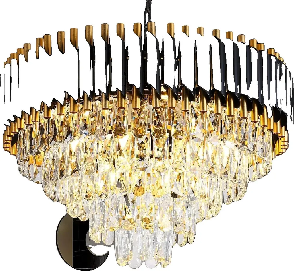 Grand Lustre Salon Salle à Manger Intensité Variable 300W 7-T