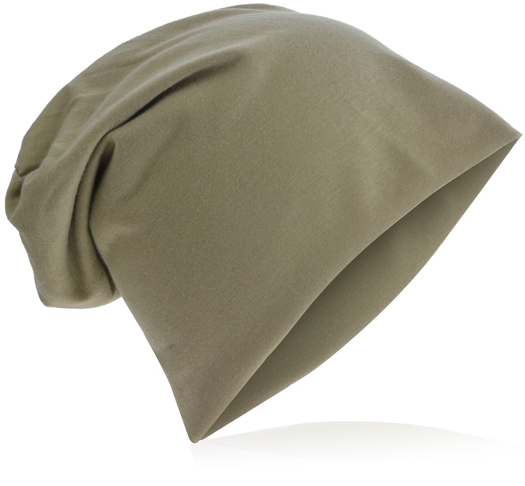 Beanie Muetze Unifarbe Sand Produktbild 