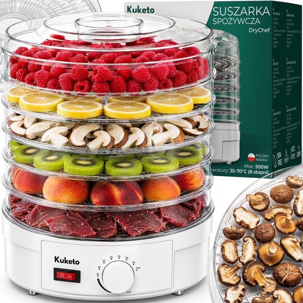Kuketo DryChef | Dörrautomat für Pilze, Obst, Gemüse und Produktbild 