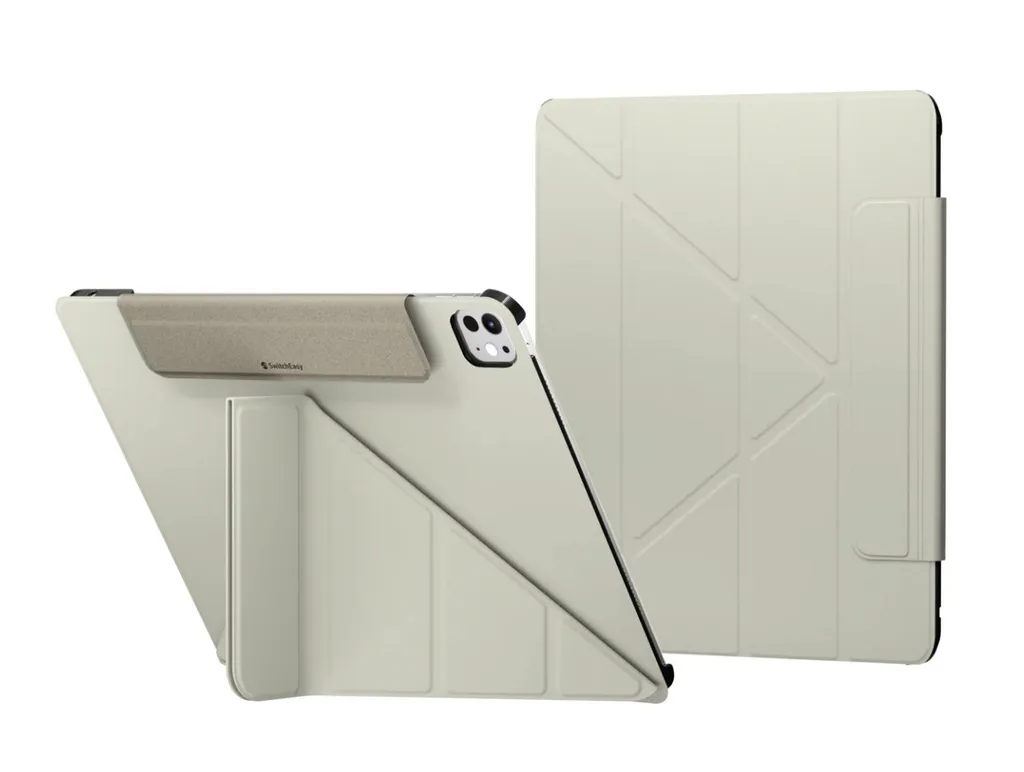 Housse iPad Pro 13 M4 avec Rabat Pliable Multimode, Support Magnétique