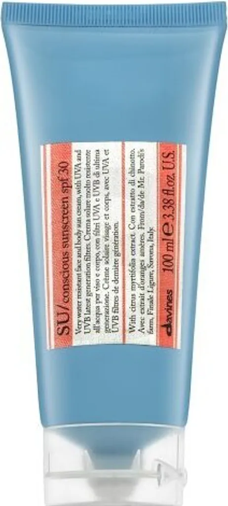 Lait Solaire SPF30 Davines SU - Protection Corps pour Plage et Sport