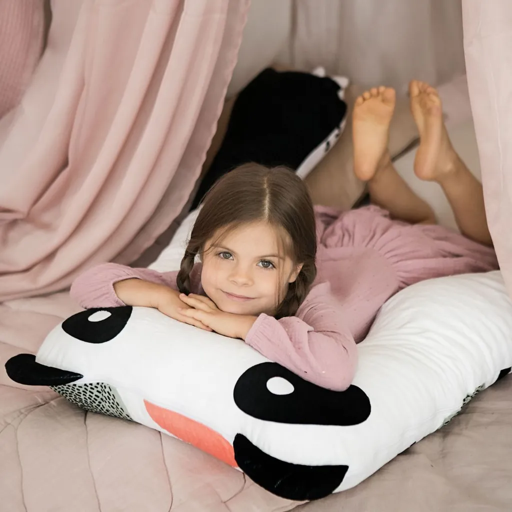 Coussin Panda pour enfant ConfortKissen Kids, texture peluche et douce - 6
