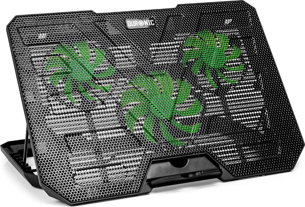 Duronic LC3 Kühlpad | Laptop Kühler für Gaming Notebook | Cooling Ventilator Laptopständer | Laptoperhöhung höhenverstellbar | Kühlständer ...