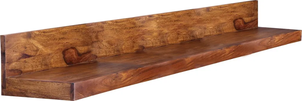Étagère en bois massif de sheesham 160cm au design rustique chic - 6