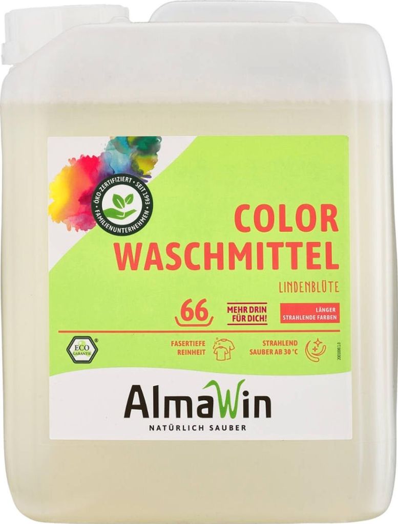 AlmaWin Color Flüssigwaschmittel Lindenblüte 5 Liter