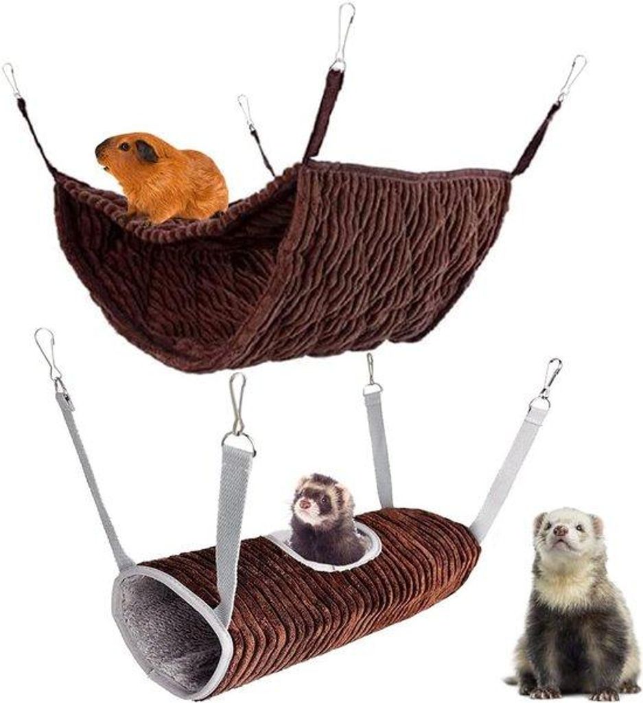 Tunnelcage für kleine Tiere (Kaffee)