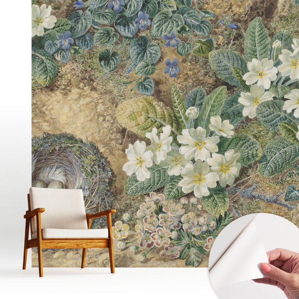 Fototapete selbstklebend - 250x250 cm - Tapete - Wandtapete - Wandbilder - Klebefolie - Dekofolie - Tapete Folie - Wand - Dekoration - Wohnzimmer -...