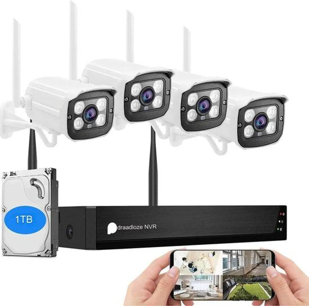 Caméra de surveillance WiFi extérieur sans fil - Stop aux intrusions HD