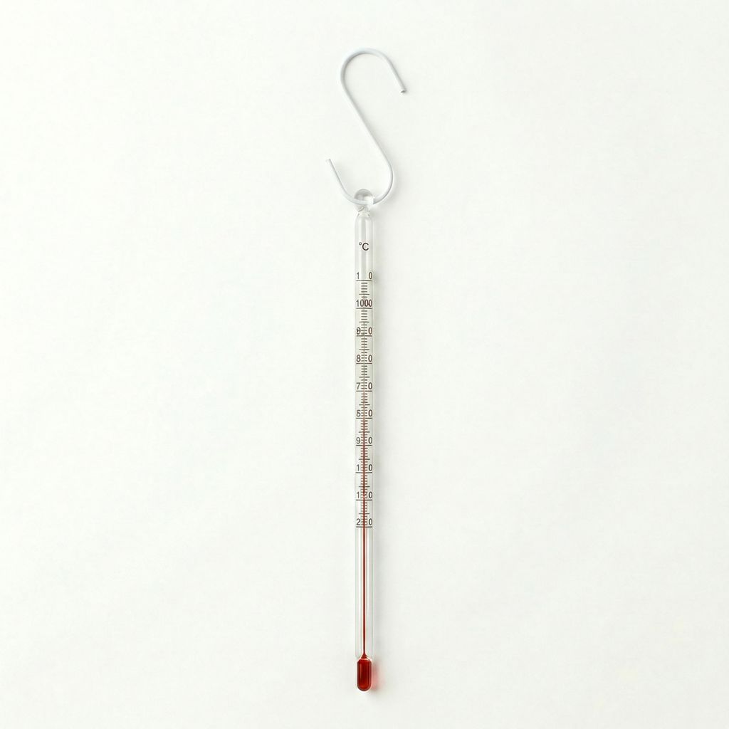 Wachsthermometer für Kerzenherstellung 30cm Kerzenthermometer Glas Thermometer mit Haken bis +110°C für Paraffinwachs Kerzen Seife Selbstherstel...