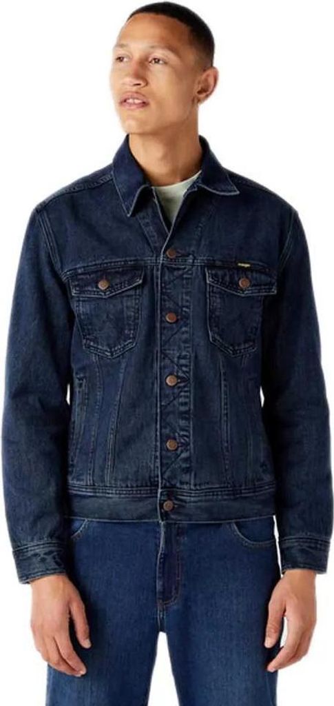 Wrangler - Veste en jean pour homme (W410YN), Taille:L, Image du produit 