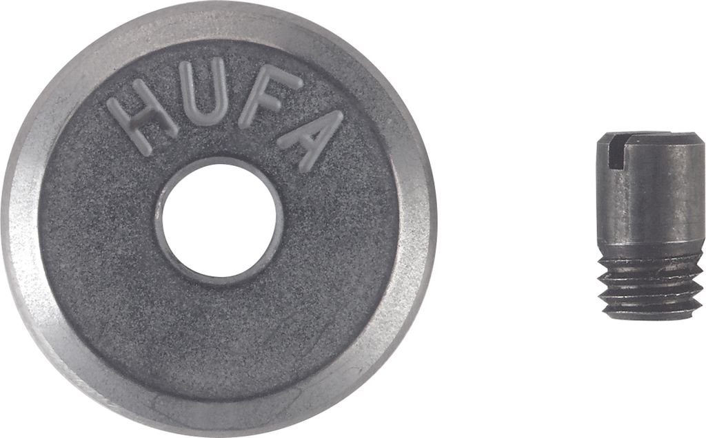 HM-Ersatzrad, Original HUFA 20x3mm, Bohrung 5mm,mit Achse Produktbild 2