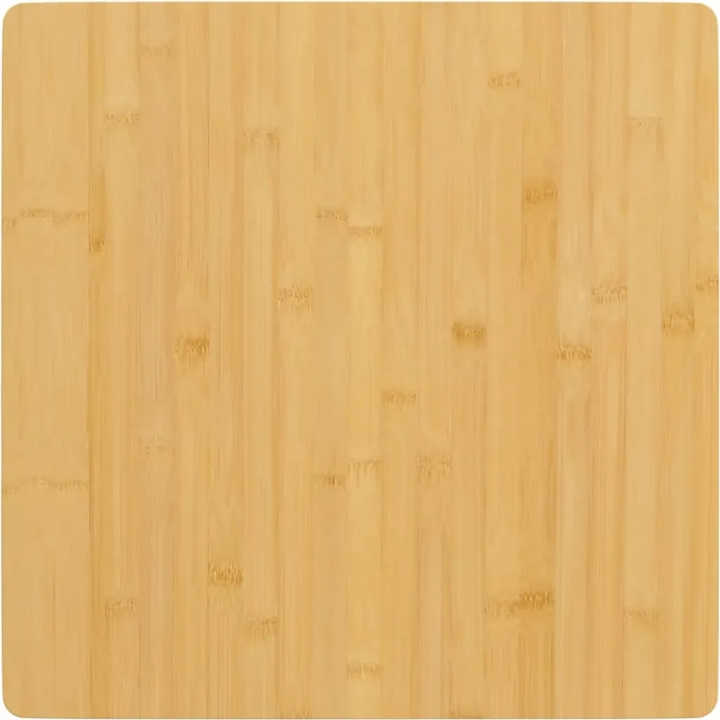 Piano Tavolo Bar 60x60x2,5 cm Bambù Laccato | Top Ricambio Ristorante