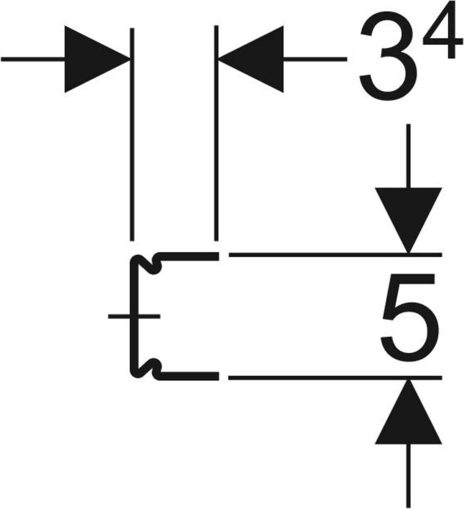 Geberit Duofix Systemschiene 111878, 1 Stk. Produktbild 