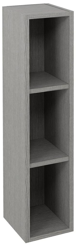 Sapho ESPACE offenes Regalschrank 20x94x22cm, Silbereiche