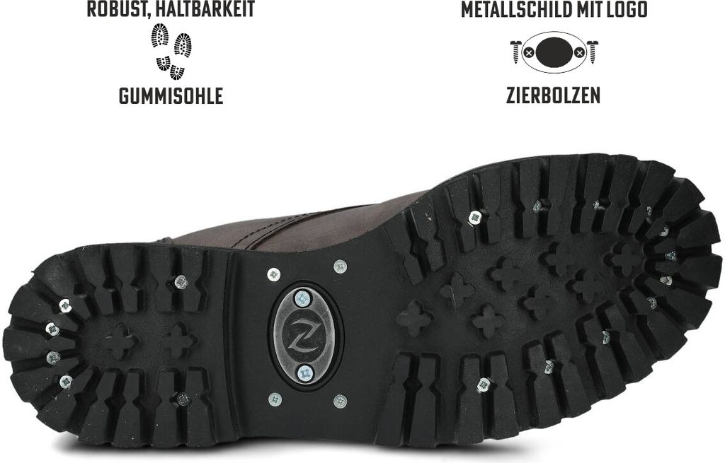 NAGABA Stahlkappenschuhe Damen Herren Stiefel 6H - Leder - Produktbild 5