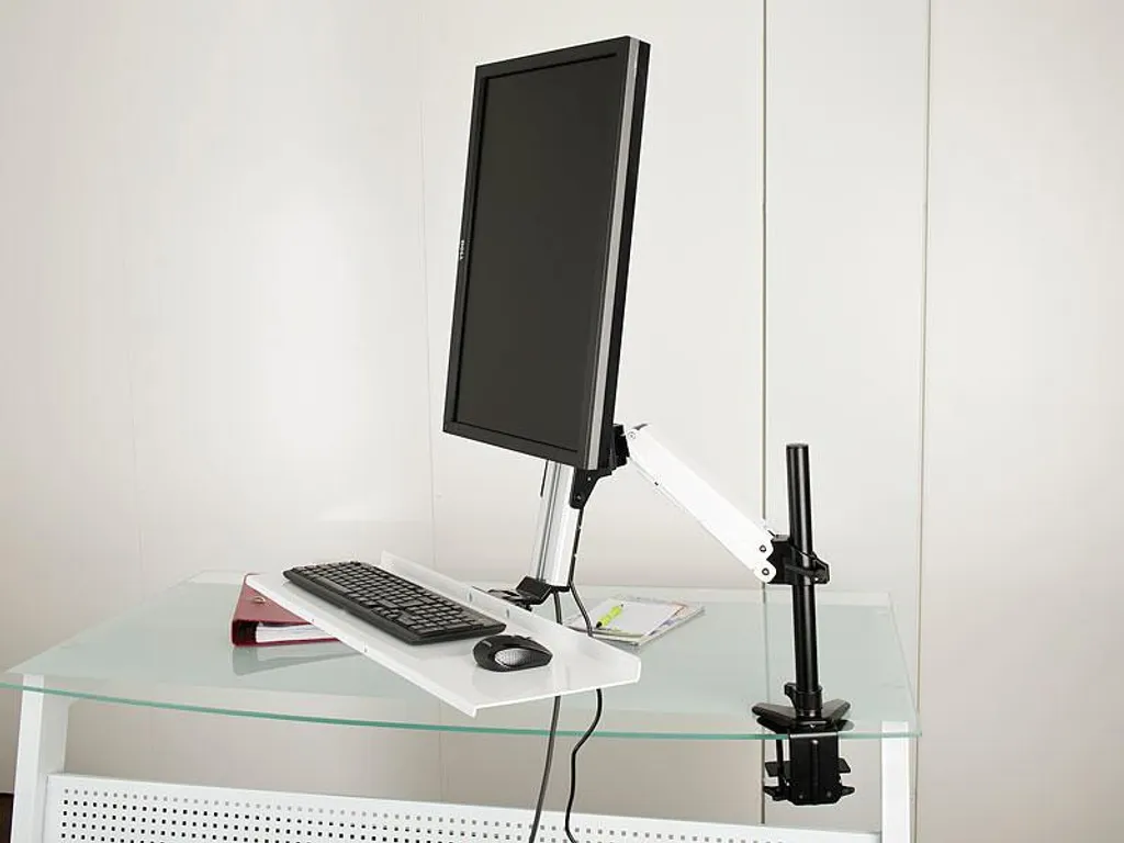 Support de bureau assis-debout GSA-270.mtm ergonomique et ajustable