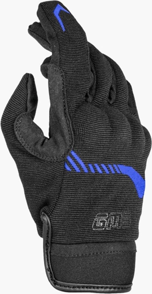 GMS Jet-City Motorradhandschuhe, schwarz/blau, XL