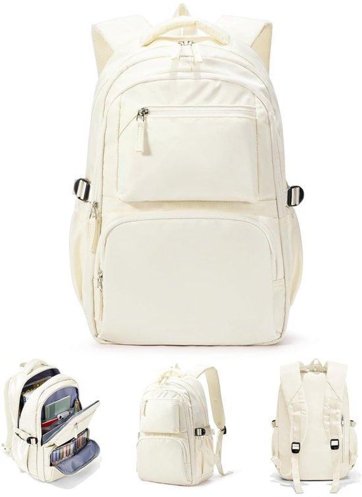 Schulrucksack für Mädchen und Jungen, Schul Tasche, Schul-Beutel, Schulrucksäcke, schwarz, 35 Liter