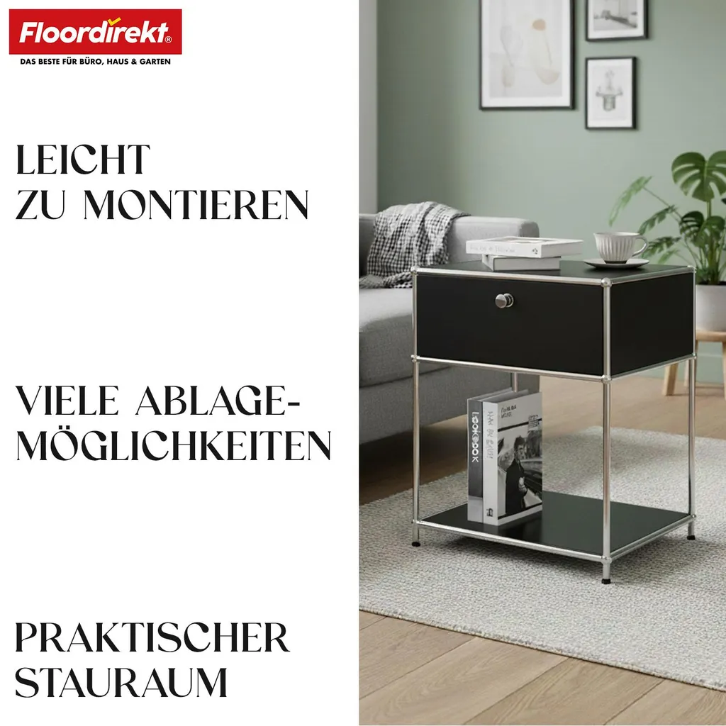 Table d'appoint résistante aux rayures avec étagère modulaire MK-139 - 5
