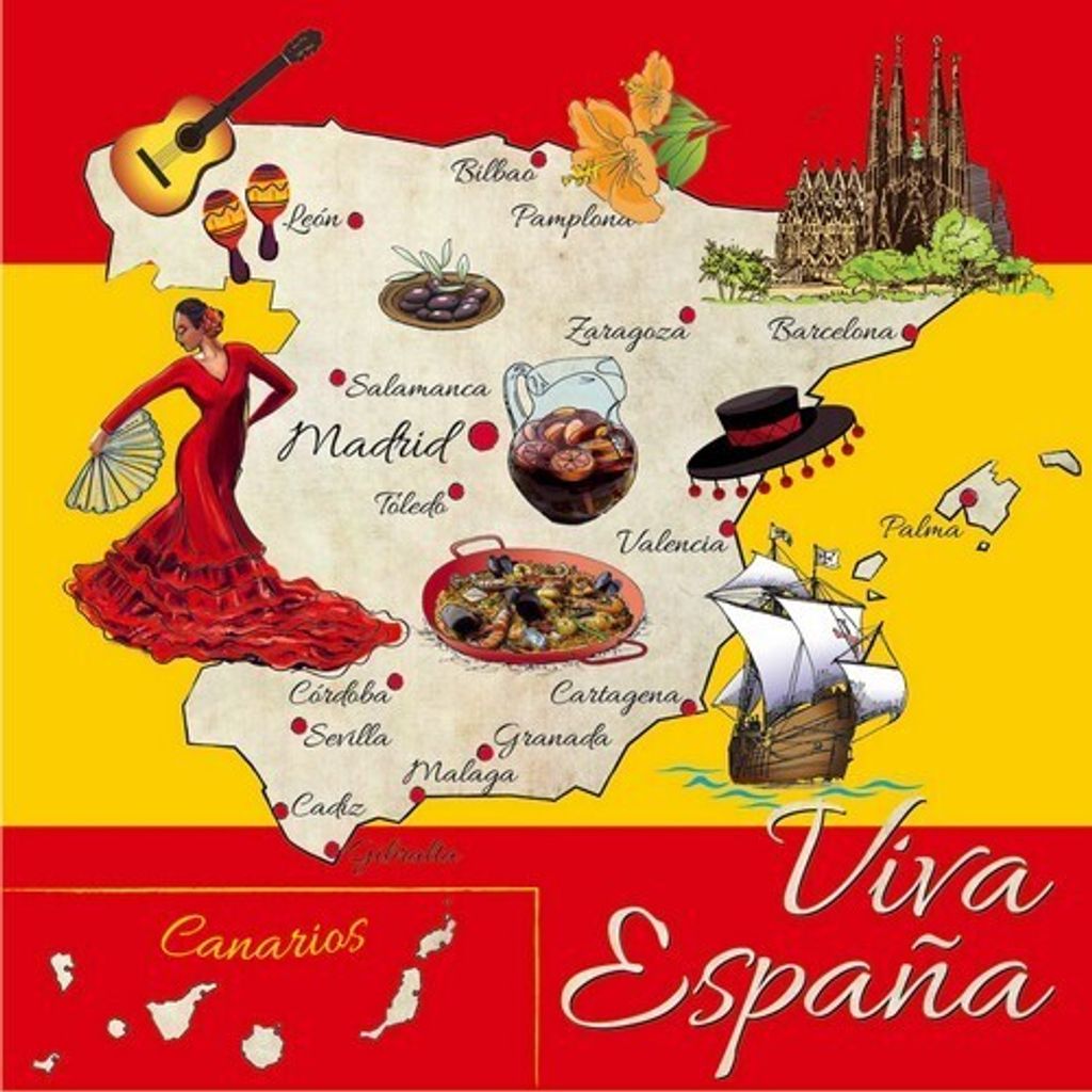 20 Servietten Spanish Life - Schöne Seiten von Spanien Produktbild 