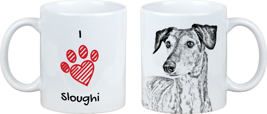 Saluki, Persischer Windhund - Tasse mit Hund, entzückende Tasse mit Grafik, Geschenk mit Ihrem Foto von der Marke Art-Dog