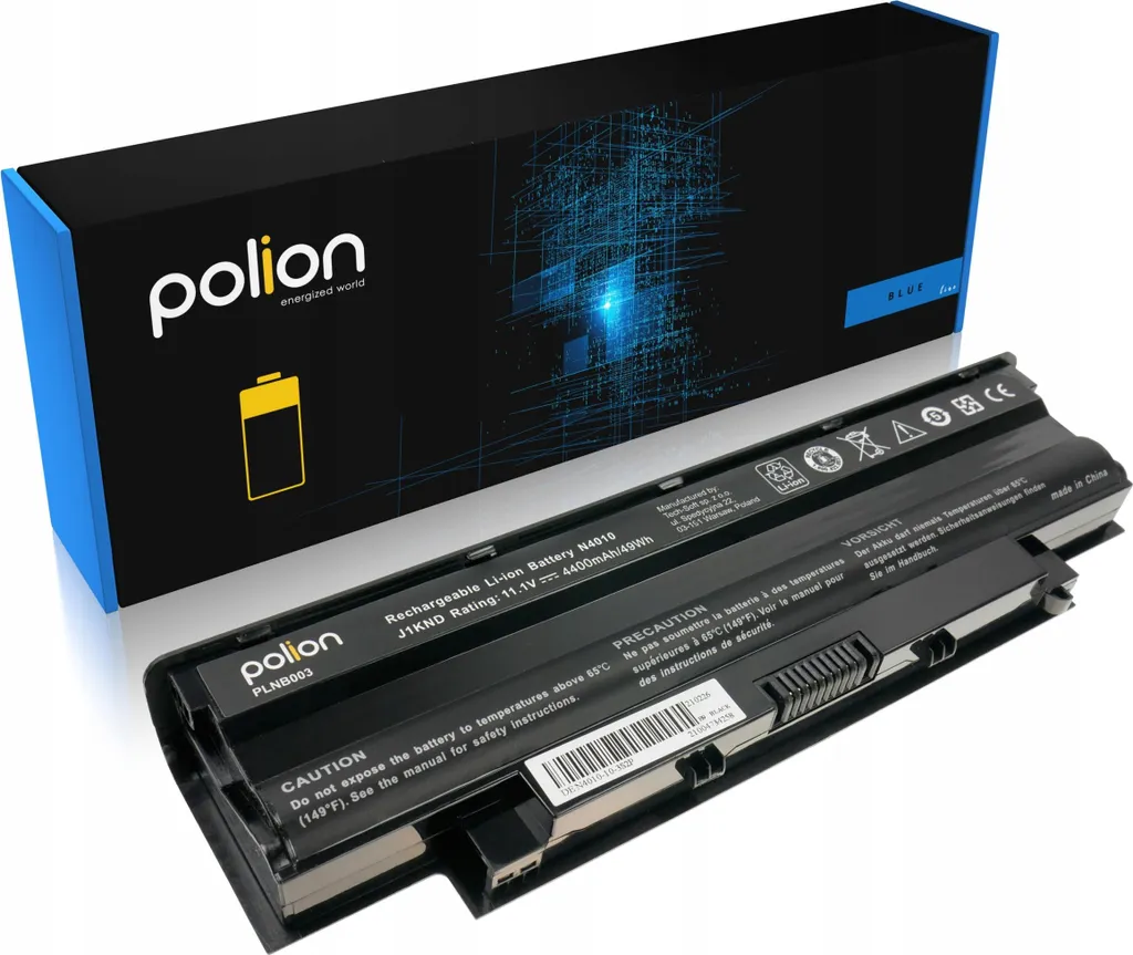 Batteria Laptop DELL POLION 11.1V 4400mAh - Cella Grado A Certificata
