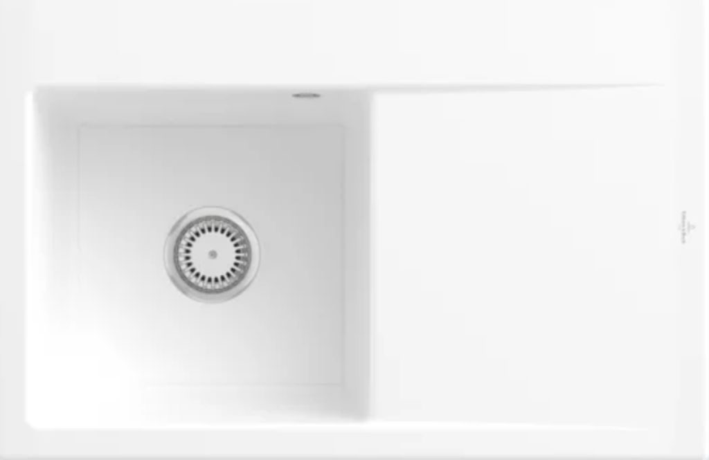 Villeroy & Boch Keramikspüle 334801R1, Subway Style 45 Einbauspüle - inkl.