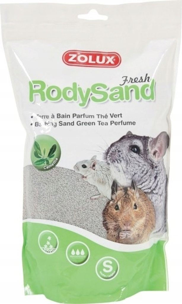 Sand für Nagetiere RodySand Fresh Grüner Tee 2l Zolux