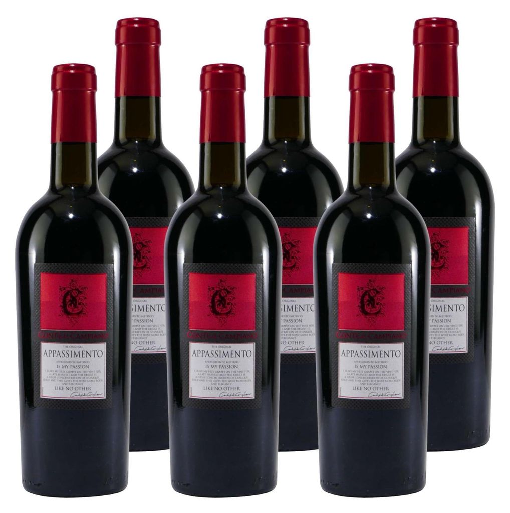 Conte di Campiano Negroamaro Passito IGT -trocken- (6 x Produktbild 
