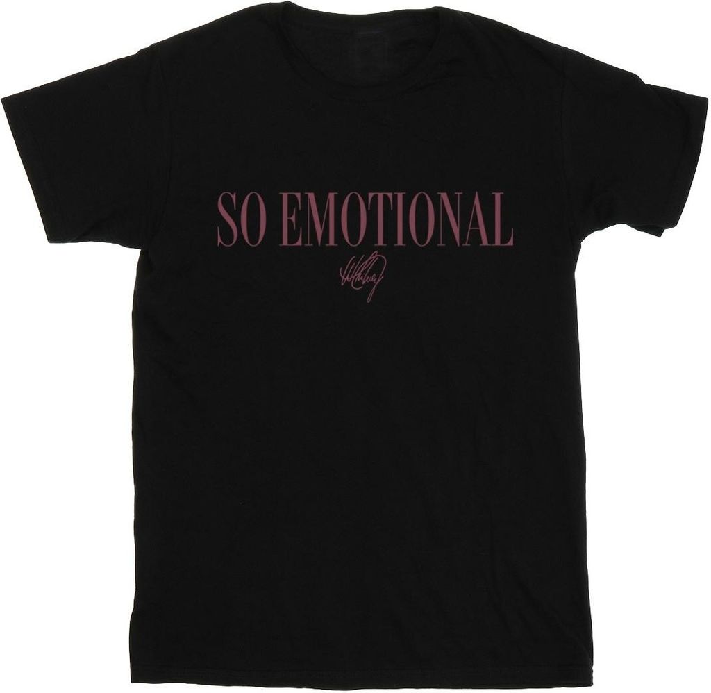 Whitney Houston - "So Emotional" T-Shirt für Damen BI47380 (XL) (Schwarz)