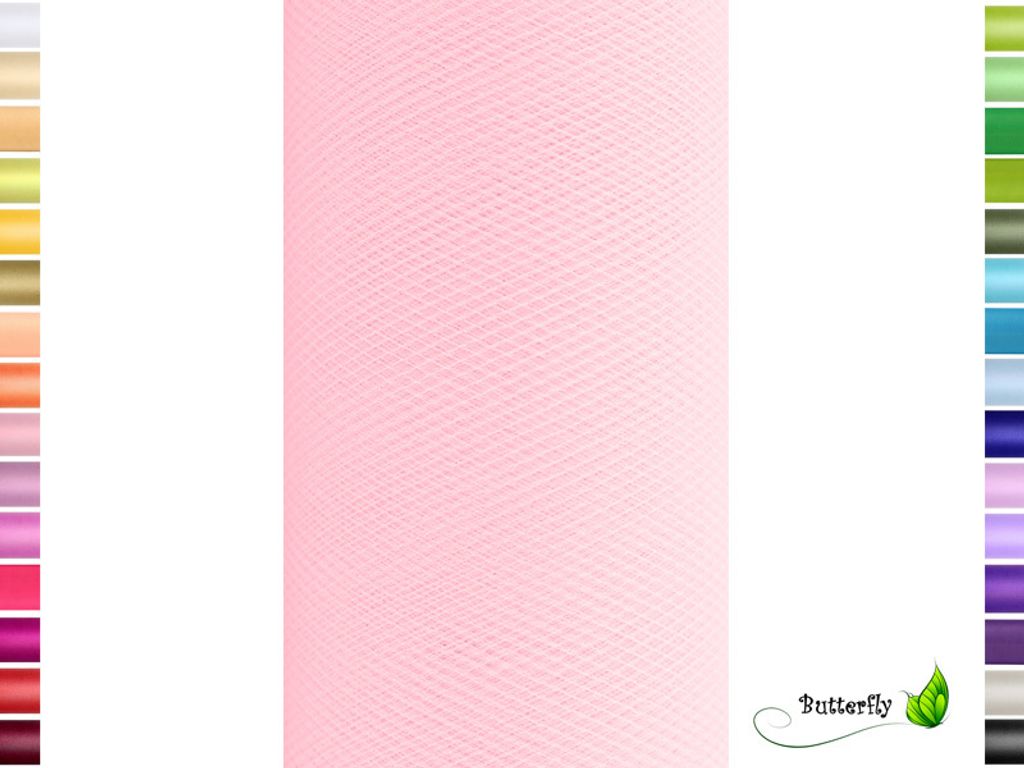 9m Rolle Tüll 50cm, Farbauswahl:rosa 148