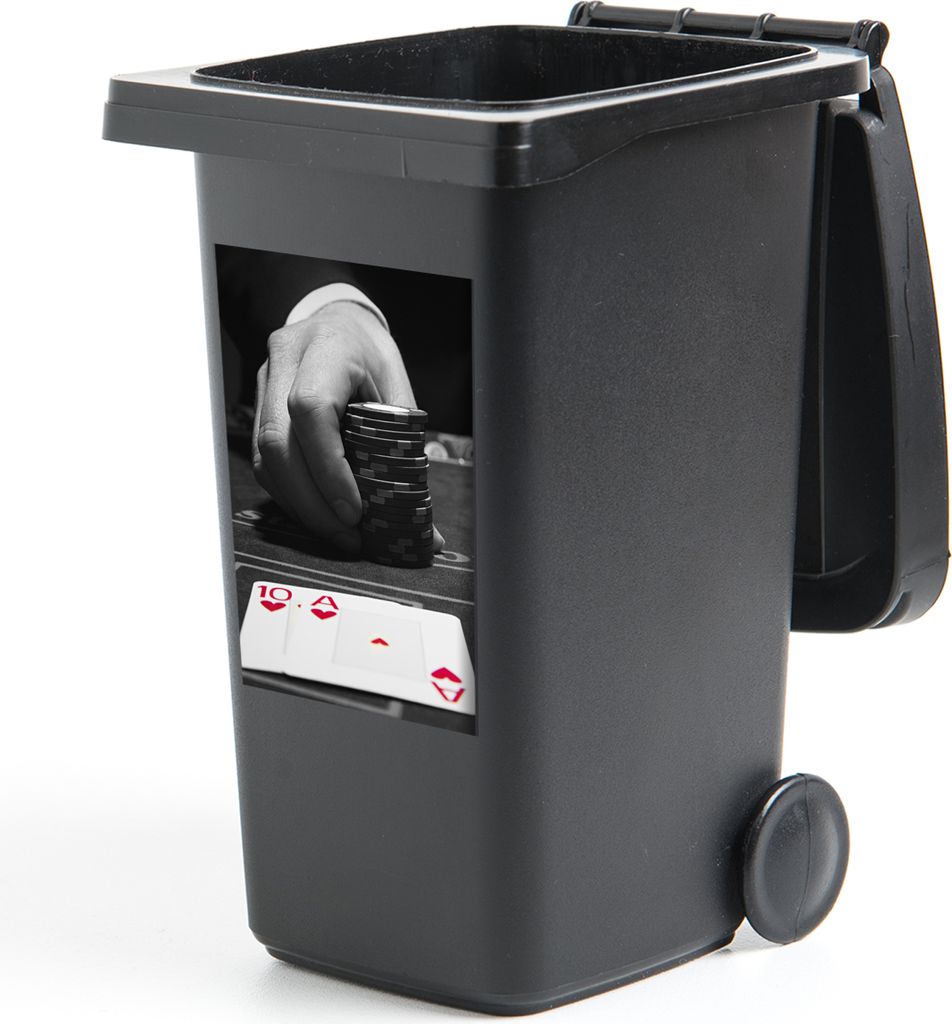 MuchoWow - Mültonnen-sticker - Sticker - Aufkleber für die Mülltonne