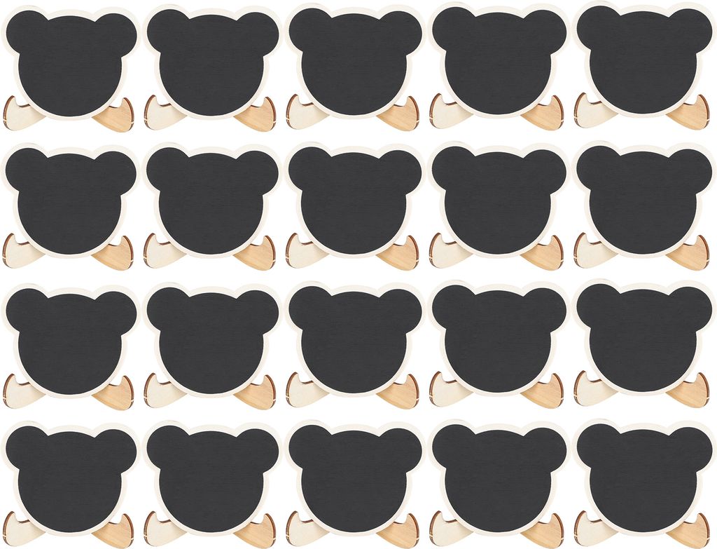 2 Set Holz Mini Kreidetafel Schilder Platzkarten Kleine Tafel Hochzeiten Parteien Dekoration