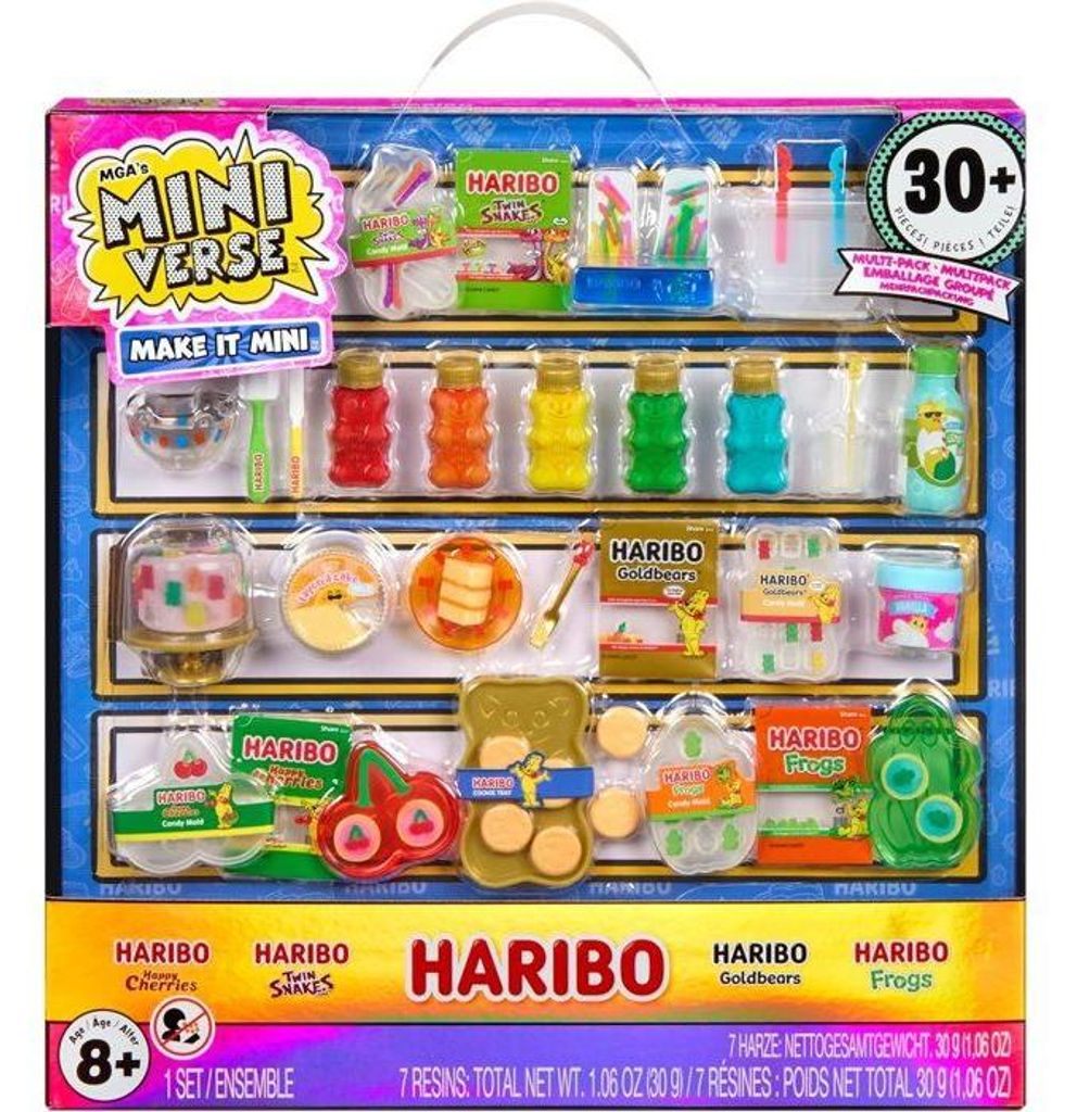 MGA's Miniverse Make It Mini Haribo, Miniatur Sammelspielzeug, Ab 8 Jahren, Inklusive Zutaten & Zubehör