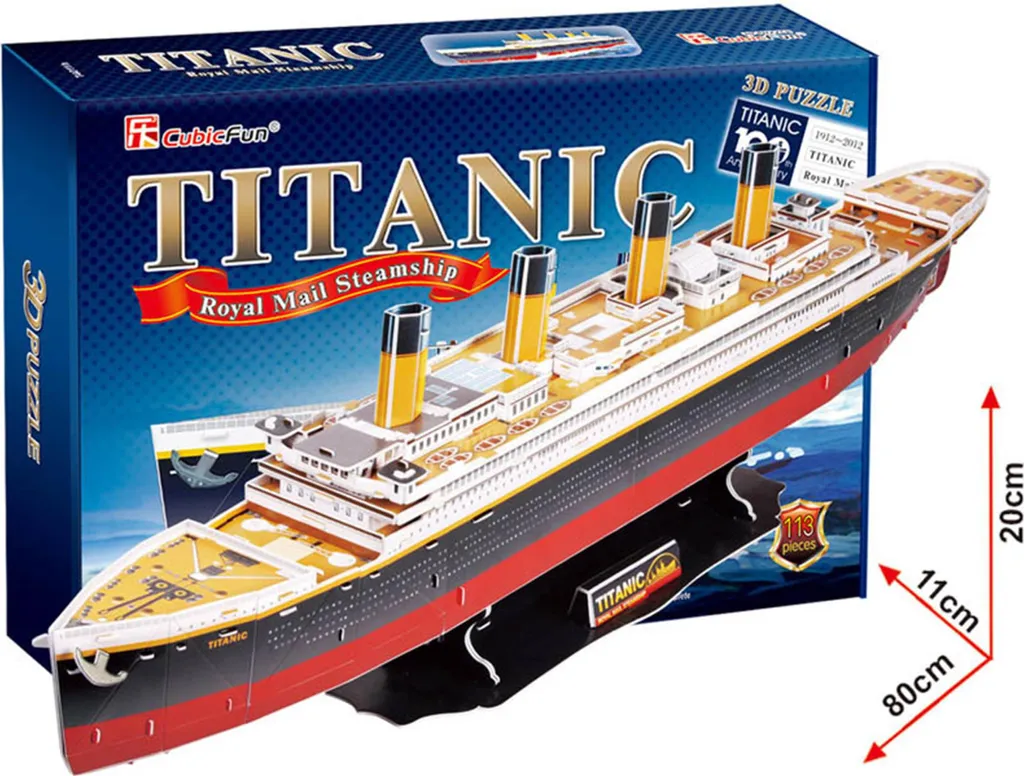 Activité Créative Puzzle 3D Titanic DANTE Cadeau Idéal Modélisme - 6