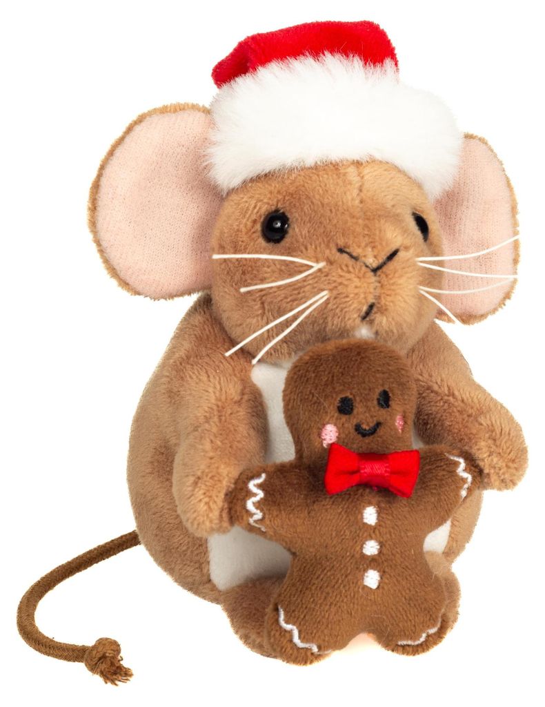 Teddy-Hermann Vánoční myš s perníkem 11 cm Ostatní Obrázek produktu 